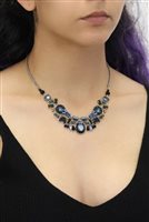 Necklace Ayala Bar Woman Indigo Summits in Metal Alloy Cristallo C3588 - C3588